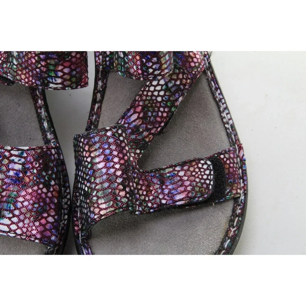 Alegria Lotti Sandals Shoes Multi Color Az 38 8-8.5 - Picture 9 of 16